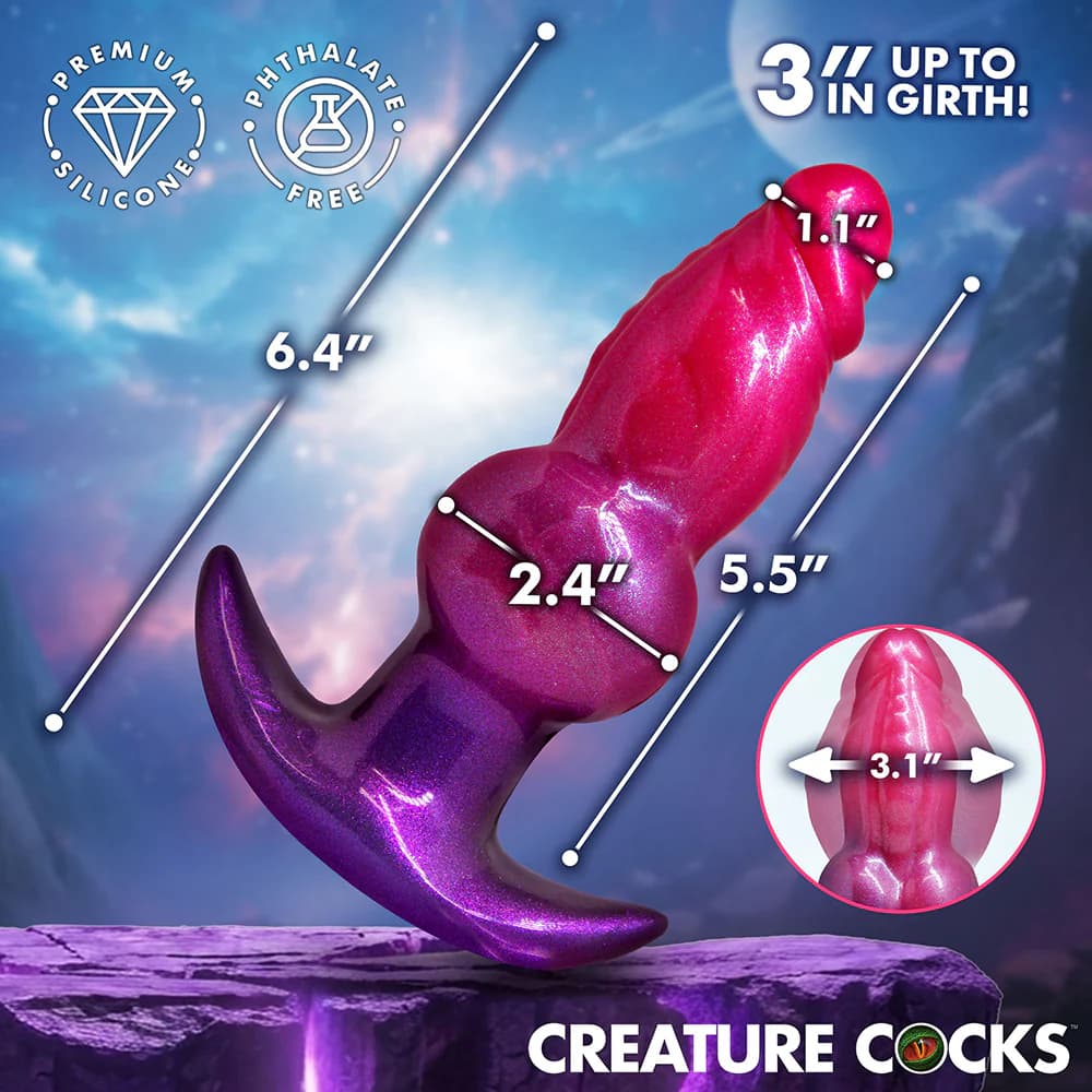 Creature Cocks Astro Inflatable Silicone Anal Plug thumbnail 6