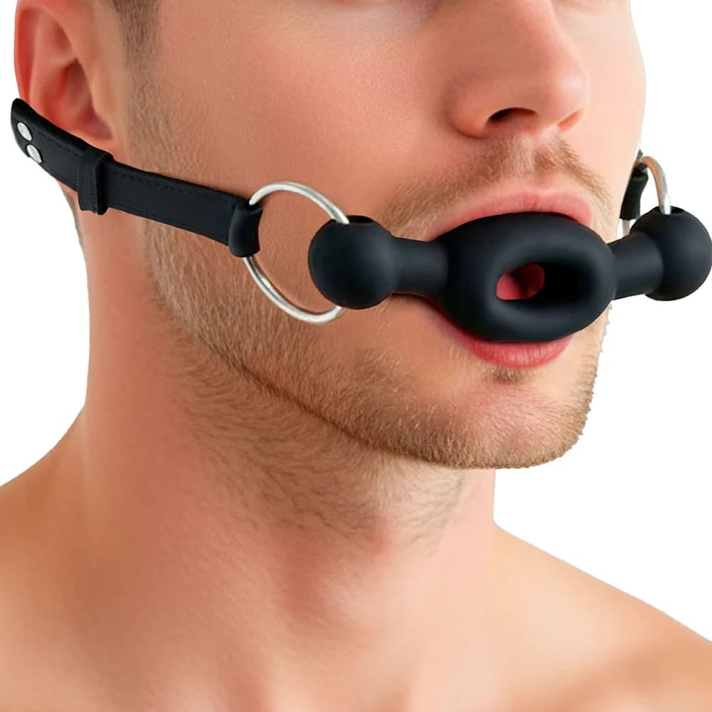 Master Series Forced Silicone Feeding Gag thumbnail 3