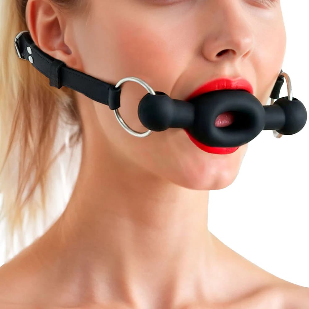 Master Series Forced Silicone Feeding Gag thumbnail 4