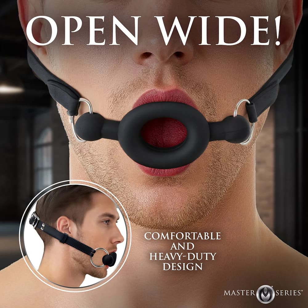 Master Series Forced Silicone Feeding Gag thumbnail 6