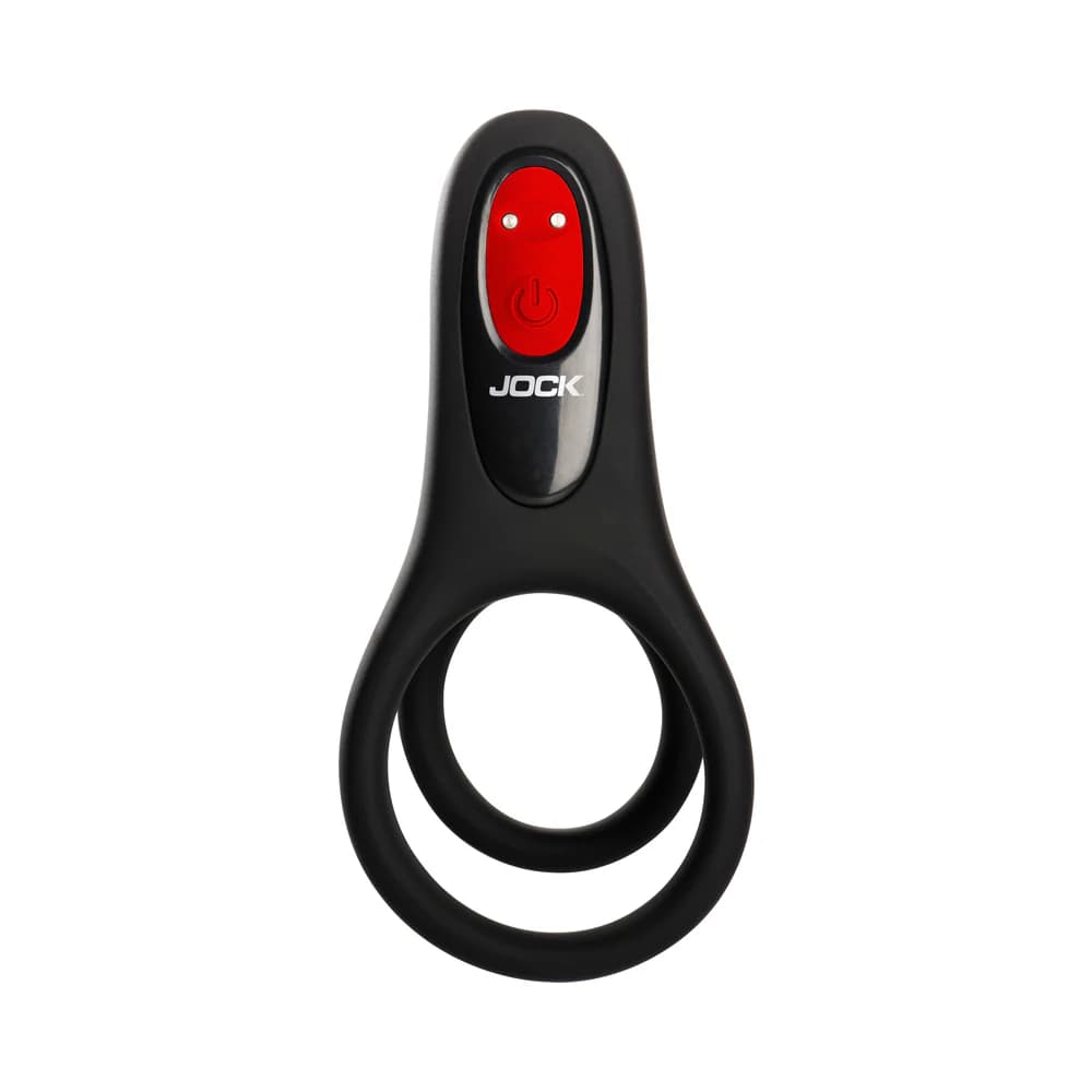 JOCK Enhancers Hard-On Vibrating Silicone C-Ring with Clit Stim thumbnail 4