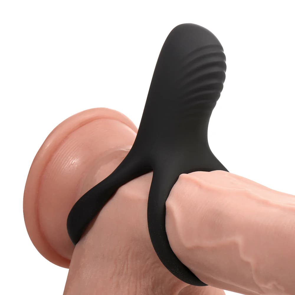 JOCK Enhancers Hard-On Vibrating Silicone C-Ring with Clit Stim thumbnail 10