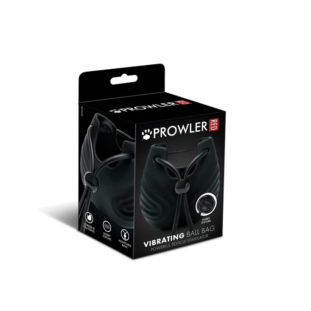 Prowler RED Vibrating Ball Bag