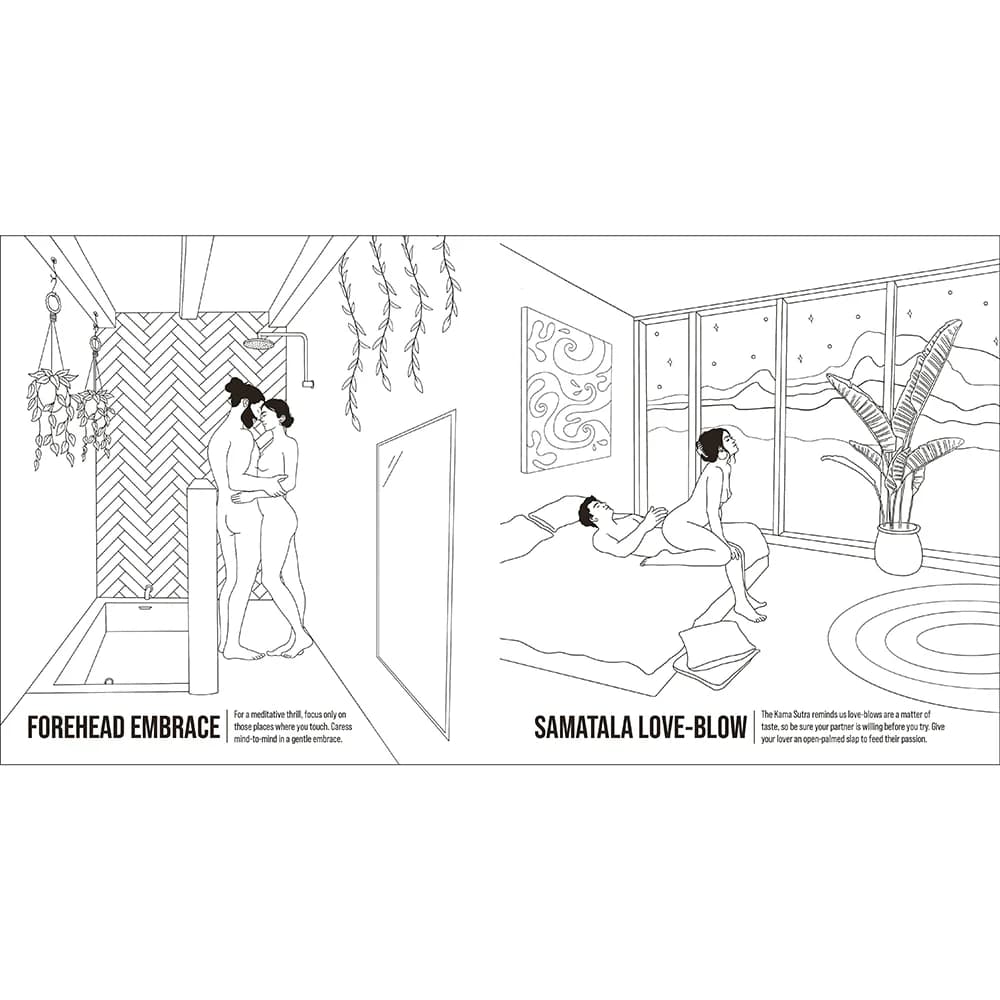 The Kama Sutra Coloring Book: For Maximum Pleasure and Relaxation thumbnail 2