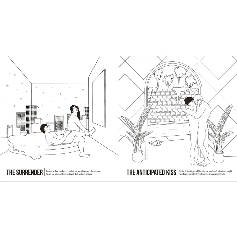 The Kama Sutra Coloring Book: For Maximum Pleasure and Relaxation thumbnail 6