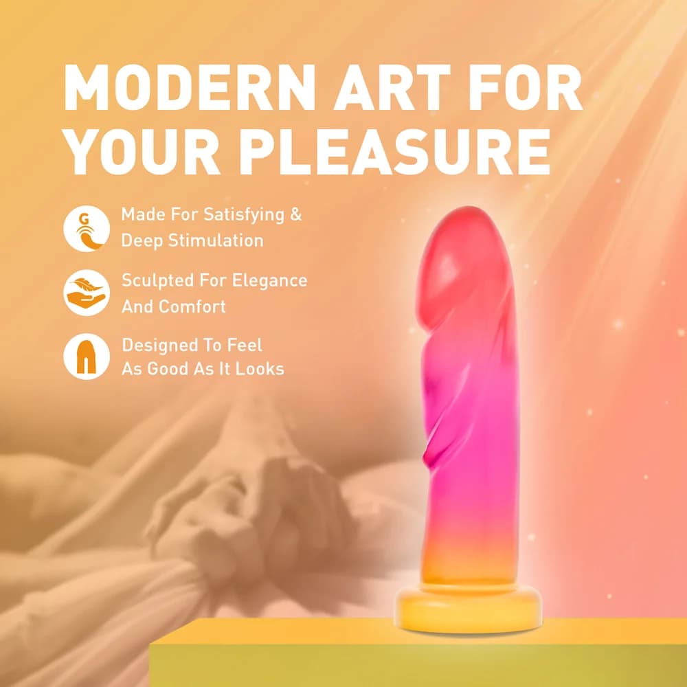Avant Handcrafted Artisan Dildo Sunburst thumbnail 9