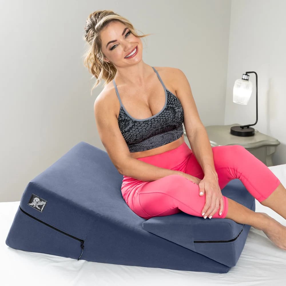 Liberator Wedge & Ramp Sex Combo Original Size Décor Velvet Blue thumbnail 3
