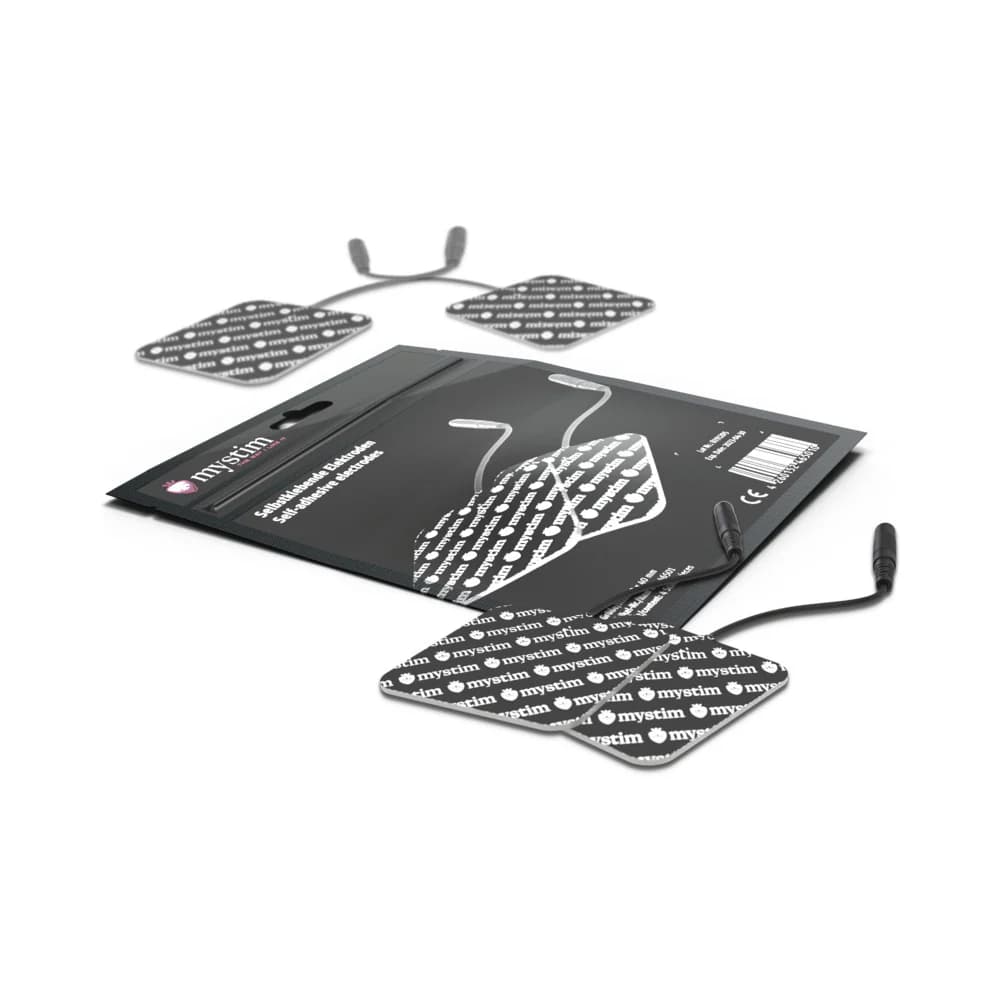 Mystim Replacement Square Electrode Pad 4-Pack