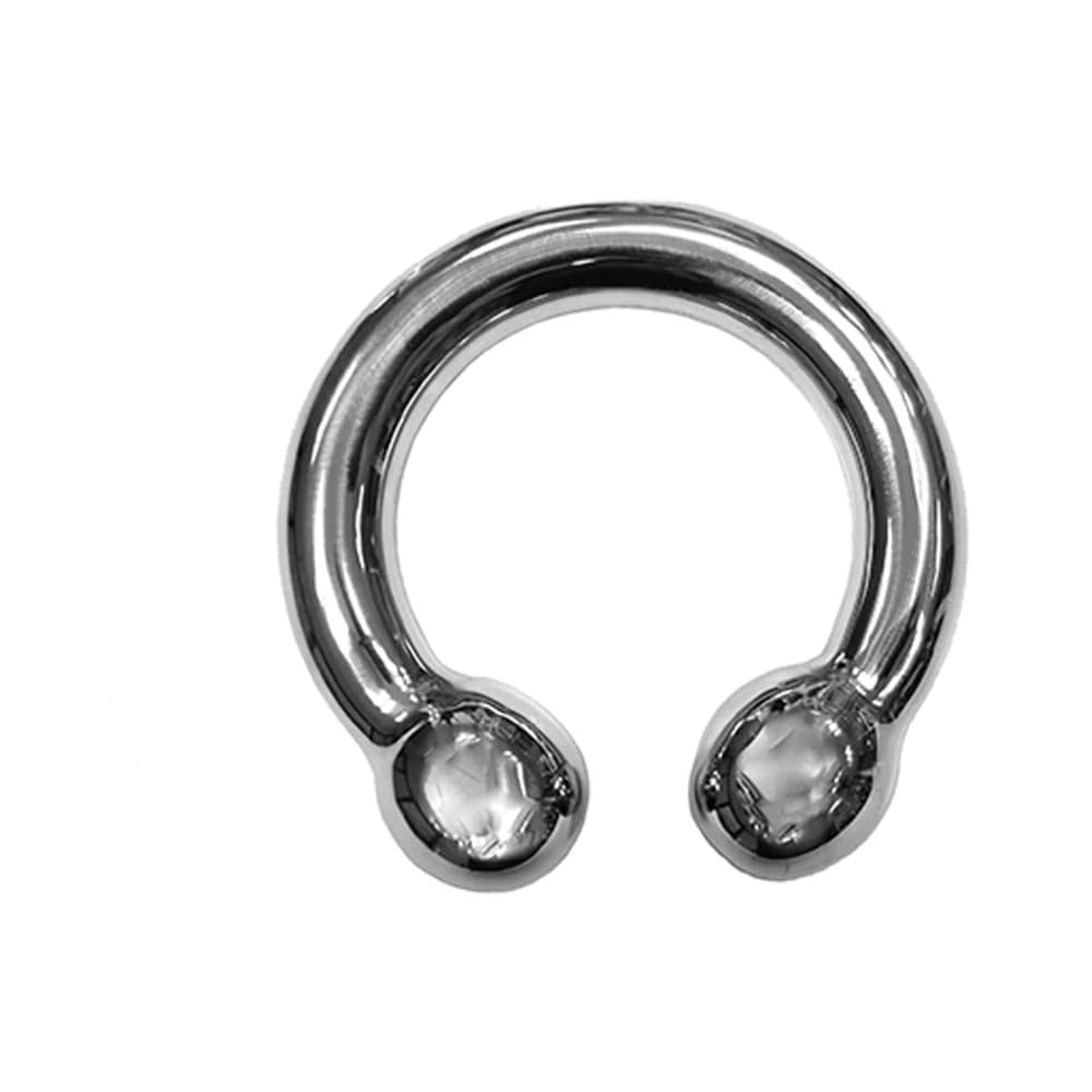 Rouge Stainless Steel Horseshoe Cock Ring (50mm) thumbnail 2